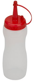 bradshaw international 12575 Good Cook, 8 -ounce, Clear, Squeeze Dispenser Bottle