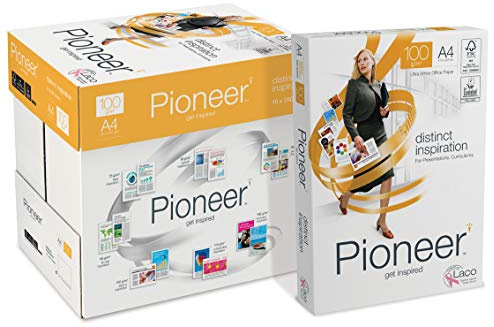 Pioneer office paper - Kopierpapier weiss, 100g/m², A4, FSC mix 70% - Karton á 10 Pakete zu 250 Blatt