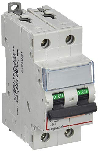 Disjoncteur DX³ 25kA - 2P 230V~ à 400V~ - 32A - courbe C - 2 modules