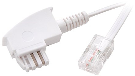 Vivanco TK 48B-N DSL Anschlusskabel 10m weiß