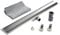 KOBERT GOODS Edelstahl-Rinne PG01-100cm mit Siphon und Haarsieb als Komplett-Set Boden und Dusch-Ablauf Unterschiedliche Muster und Variationen in den Größen 50-120cm erhältlich