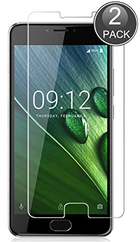 E-Hamii [2 Pack] Protecteur d'écran pour Samsung J6 2018, 9H Verre trempé Protection, HD Protector Anti-Rayures et Anti-Empreintes Digitales (Note: Pas Couverture Complète)