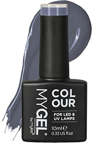 Mylee Gel Nail Polish 10ml [Rainy day] UV/LED Soak-Off Nail Art Manicure Pedicure for Professional, Salon & Home Use [Autumn/Winter Range] - Long Lasting & Easy to Apply