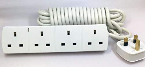 4 Way 5 Metre Extension Lead 13 Amp 240 V AC