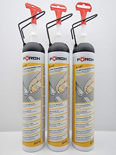 FORCH POWERKLEBER 1K MS WEIß K137 ALLESKLEBER Karosserie DICHTSTOFF (3)