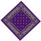 Trimming Shop Baumwolle Unisex Bandana Stirnband Schal Breiter Kopf Wrap Multifunktionstuch für Armband, Kopfbedeckung, Raves, Reiten, Wandern, Radfahren, Outdoor-Aktivitäten, 54 cm, violett, 54