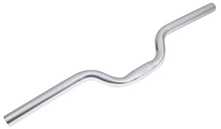 Inzopo 25.4mm 520mm Bicicleta Engranaje Fijo/Bicicleta de Montaña MTB Aluminio Grande Riser Bar Agarraderas Plata