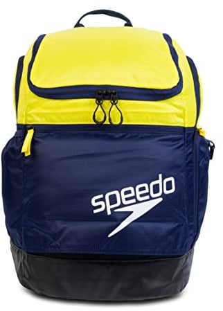 Speedo Unisex Erwachsene Teamster 2.0 Rucksack 35L Rucksack, Marine/Gelb/Schwarz, Einheitsgröße