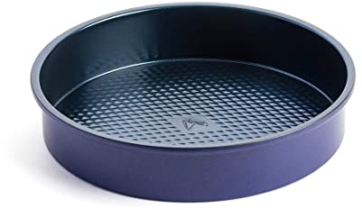 Blue Diamond Moule à Gâteaux Rond Antiadhésif 23cm, Bleu