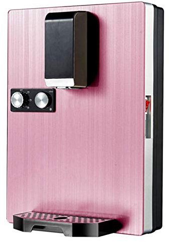 FZYE Instant Hot Water Dispenser, Ultra-Thin Wall-Mounted Drinking Fountain Adjustable Temperature & Keep Warm Function for Tea Coffee and Water Multifunctional Water Dispenser,rose gold