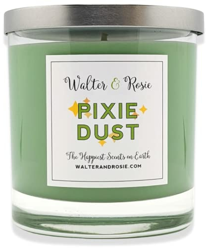 Walter & Rosie Candle Co. Pixie Dust Duftkerze, inspiriert von Disney Scents, Duft inspiriert von Peter Pan, The Happiest Scents on Earth, Soja-Mischung, bis zu 40 Stunden