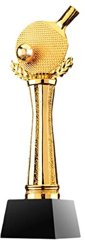 Coupes Trophées Les Trophées De La Première, Deuxième Et Troisième Place De La Compétition De Tennis De Table Trophée du Championnat De Métal Créatif Événement Sportif Prix Souvenirs