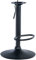 CLP Barhocker-Gestell I Höhenverstellbare Barstuhl-Säule I 8 X 8 cm Lochabstand, Farbe:schwarz