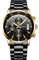 CRRJU Herren Uhr wasserdichte Chronographen Armbanduhr Männer Edelstahlarmband Business Analog Quarzuhr mit Kalender (Schwarz Gold Gold)