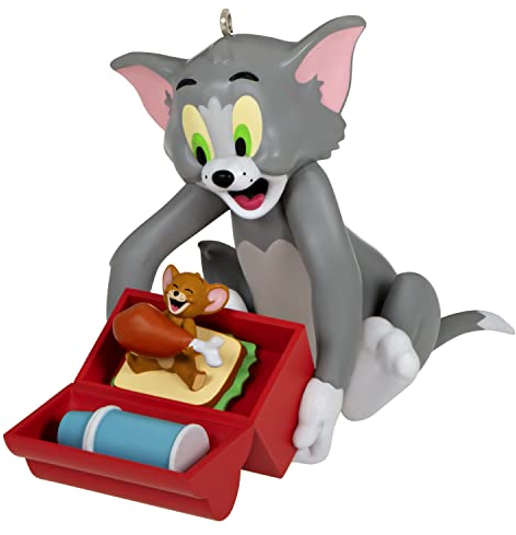 Hallmark Keepsake Weihnachtsdekoration 2023, Tom und Jerry What's for Lunch?, Geschenke für Kinder