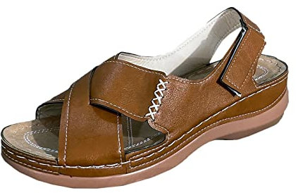 Susenstone 2023 Sandales Femmes compensées à Talons Femmes Chaussures Sandales d'été Plate-Forme de fête Chaussures Femme Confortables Chaussures Plateforme Nu-pieds Sandales Chaussures de Plage