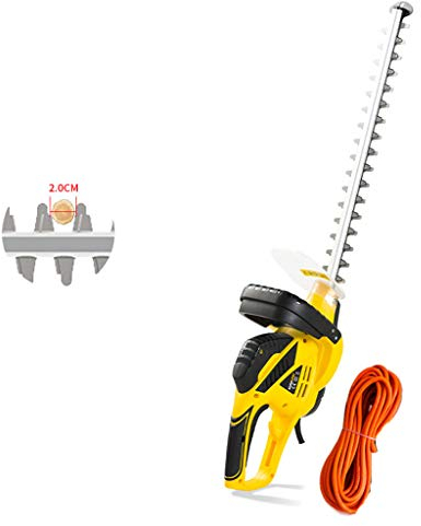 NOOFIE Hedgecutter (Blade Cover, 450 Mm Blade Length, Cutting Diameter 18mm) Electric Hedge Trimmer Garden Pruning Machine Electric (Type A 550W (0.35m power cord)) (Type B 550W (30m power cord))