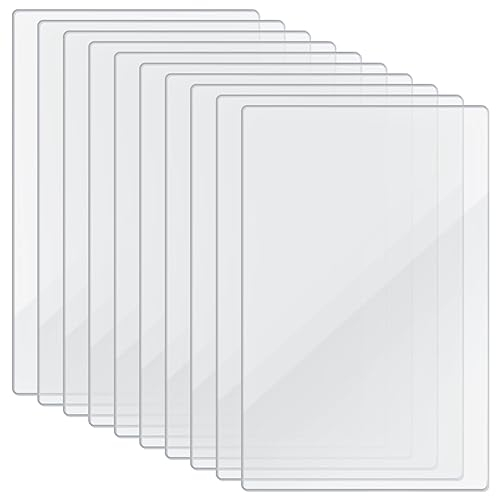 Nivofu 50 Piezas Hojas de Acrílico Transparente de 20x15cm, 2mm Transparente Acrílico Plexiglás, Placa Acrílica Cuadrada, Panel de Acrílico Transparente para Pintar, Imprimir, Manualidades