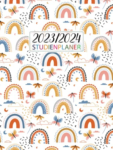 Studienplaner 2023/2024: August 23 - Juli 24, Planer mit To-Do und Notenlisten, Wochenplaner, Monatskalender, Vorlesungsplan uvm, ca. DIN A4