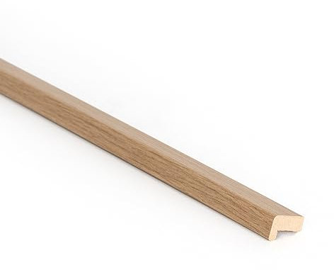 Bildershop-24 3er Set Abdeckleiste für Wandpaneele Dekowa in Eiche Natur 262 x 2,3 x 1,5 cm
