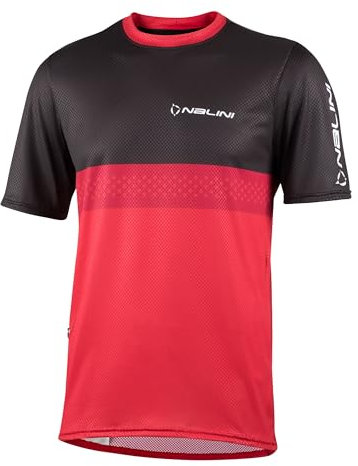 NALINI 03105901100C000.10 MTB Shirt Herren T-Shirt ROT SCHWARZ L