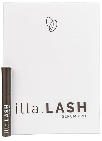 Evoepharm® illa.LASH Serum Pro Wimpernserum für längere, dickere, vollere Wimpern | Eyelash Serum | Wimpernwachstumsserum Booster, Verbesserung | Verhindert Wimpernverlust | Ideal als Geschenk