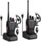 Walkie Talkie BF-888S 1 Paire de 16 canaux Rechargeables Communication Radio Professionnelle avec Casque, adapté à la Construction de Restaurants et supermarchés, etc. (EU)
