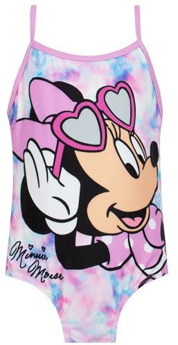 Disney Costume da Bagno Minne Mouse | Costumi Piscina Bambina | Ragazze Costume da Bagno Intero | Rosa 18-24 Mesi