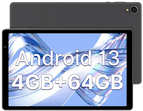 ApoloSign Tablette Tactile 10,1 Pouces, Android Tablet avec écran IPS Full HD, Processeur Octa-Core Hautes Performances, 8 Go de RAM et ROM de 64 Go, Extensible jusqu'à 128 Go Tablette (EP103A)