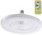 Milageto Ventilatore da soffitto,Ventilatore da soffitto con luce,LED,Ruotabile a 360°,Regolabile,Lampade a sospensione con ventilatore,per camera da, luce bianca