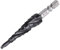 Vearter 4-12mm Stufenbohrer Metall, 9 Stufen Kegelbohrer Metallbohrer, HSS M35 Kobalt TiAlN Lochbohrer, Spiralnut Sechskantschaft Bohrer für Edelstahl, Aluminiumblech, Eisen, Kunststoff, PVC, Holz