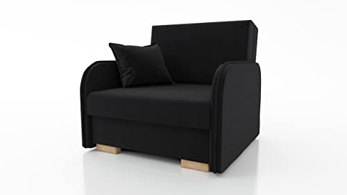 IWMAR MÖBEL Gold 1 Sofa MIT SCHLAFFUNKTION! 90x100x38 Sofa 1 Sitzer! Best Schlafsofa. Couch mit Bettkasten. Couch Wohnzimmer. Polstermöbel. Möbel mit Schlaffunktion. Schlafsofa mit Bettkasten.