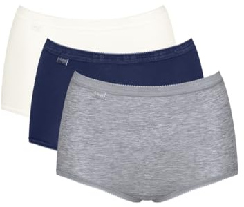 Basic+ Maxi 3 Pack Briefs White/Navy/Grey Grey 5XL - 24