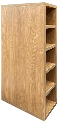 highdecora Wine Rack Cabinet Base or Wall Unit Made with 18mm MFC for Kitchen, Leaving room, Hotel, Restaurant (Lancaster Oak)