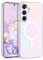 BENTOBEN Cover Magnetica per Samsung Galaxy A35 5G, Compatibile con MagSafe, Glitter e Antimpronta Custodia, Sottile TPU Silicone Antigraffio Antiurto Samsung Galaxy A35 5G Custodia, Trasparente
