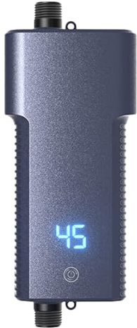 NURTWAKY Tankless Electric Water Heater for Shower, Instant Water Heater 6KW with LED Temperature Display and Shower Head for Bathroom