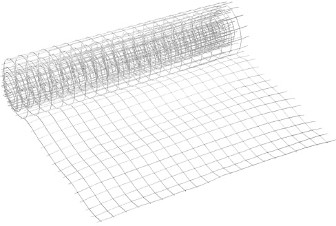 PATIKIL Malla de Alambre de 100cm x 40cm, 20 Calibre 18mm Malla Metálica Soldada de Acero Inoxidable 304, Ideal para Cercas de Jardín, Animales, Gallinas y Conejos.