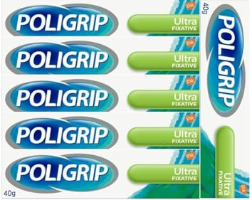 Poly-grip Denture Fixative Cream Ultra 40g (6)