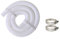 Mangueras Piscina de 32 mm de diámetro, para accesorios de piscina de pie, manguera de repuesto para bomba de piscina, 300 3,2 cm, manguera de repuesto para filtro (Blanco 3 m)