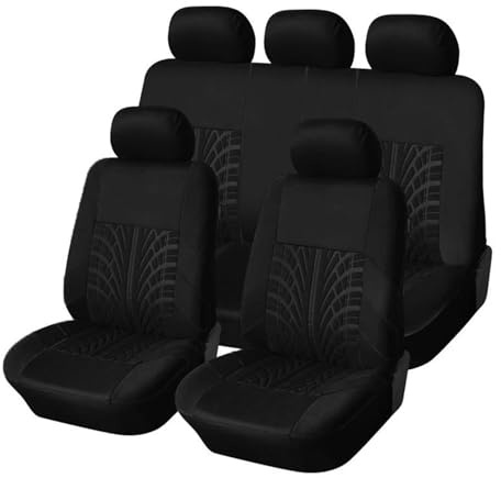 GUOLEIOO Autositzbezüge,für Hyundai Tucson NX4 2021-2024 2025 Komfortabel Sitzbezüge Auto,Leicht Reinigen Schonbezüge für Autositze,Auto Zubehör,Auto Schonbezug Autositz,5 Seats (Black)