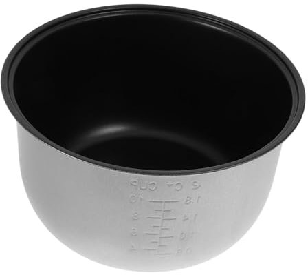 SOLUSTRE 1Juego Olla Interior de Olla Presión de Aleación de Aluminio Antiadherente Cocina Eléctrica y Multiusos Reemplazo Duradero y Práctico y Pasteles
