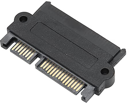 Xiuganpo Schwarzer SAS-zu-Port-Adapter mit Kunststoffgehäuse, Benutzerfreundlicher Konverter für die -Port-Verbindung des Motherboards (Direkt (10310))