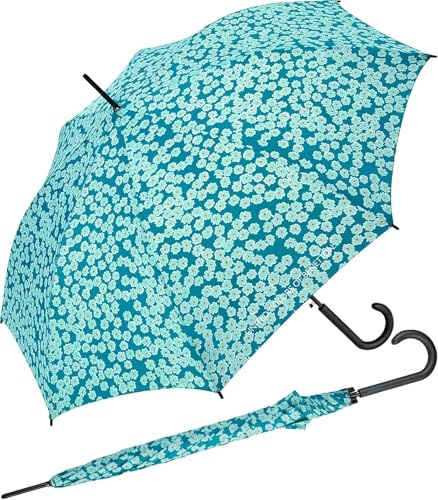 Benetton Stockschirm Long Automatik Wild Blooms - mint