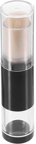 DRESSOOS Pinceau de Fond de Teint Dense Rétractable Réservoir Poudre, Accessoire Maquillage Compact pour Retouches en Déplacement