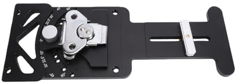 Oreilet 15 to 90° Angle Adjustable Track Saw Square, Track Saw Guide Rail Square, TrackSaw Accessories Right Angle Guide Rail Protractor for Woodworking
