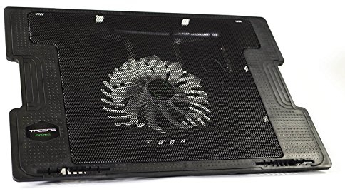 Tacens Anima ANBC2, Base Refrigeración Portátiles 17'', Ventilador 14cm, Negro