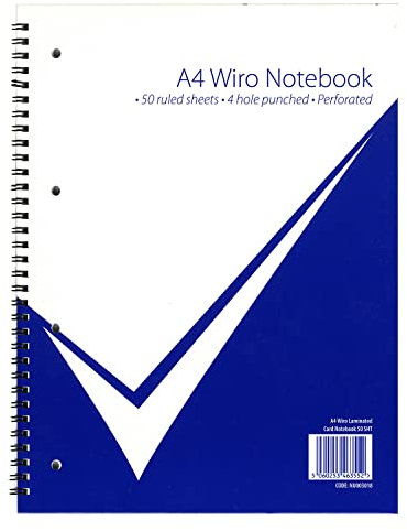 NU Büro-Notizbuch, A4, Spiralbindung, laminierter Karton