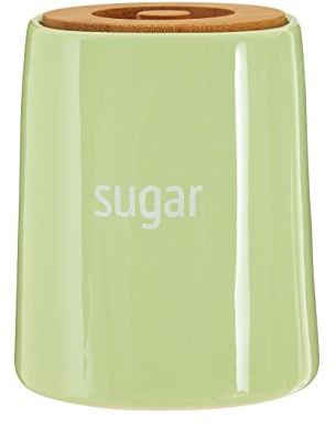 Premier Housewares Sugar Canister, Container, Dolomite - Green