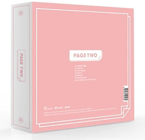 TWICE - [PAGE TWO] 2nd Mini Album Pink ver. CD+Poster+72p Photo Book+7p Garland+1p Lenticular Card & Holder+3p Photo Card K-POP Sealed