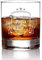 AMAVEL Whiskyglas mit Wappen Gravur für den besten Papa der Welt, Tumbler Whiskeyglas